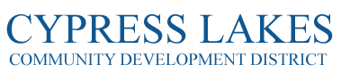 Cypress Lakes Development District Logo